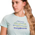 T-shirt de Montagne Trangoworld Sihl Femme Eau verte
