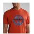 T-shirt Napapijri S-Bollo Ss 1 Orange Homme