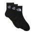 Chaussettes Montagne The North Face de Multi Sport Cush Quarter 3P Black