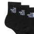 Chaussettes Montagne The North Face de Multi Sport Cush Quarter 3P Black