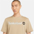 T-shirt Timberland Kennebec River Linear Logo Beige Homme