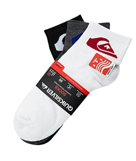 3 paquets de chaussettes courtes Quicksilver Sportswear