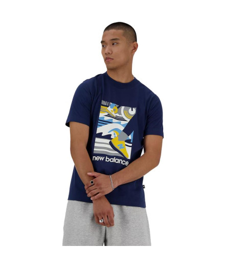 T-shirt New Balance Homme Sport Essentials Triathlon Blue