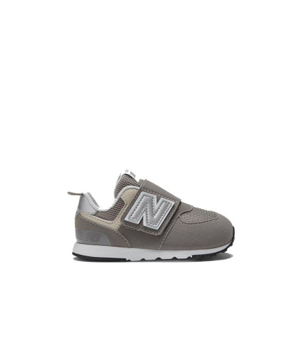 Chaussures New Balance 574 NEW-B Crochet & Boucle Gris Bébés