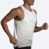T-shirt de Running Brooks Atmosphere Singlet 2.0 Homme Blanc