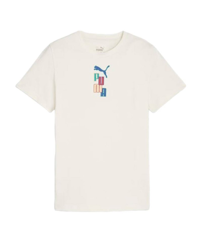 T-shirt Set Enfant Puma Ready Better White