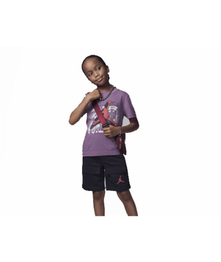Ensemble Set Enfant Jordan Air 2 3D Ft Short Purple