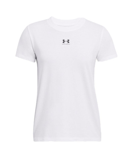 T-shirt Fitness Under Armour Femme de Campus Core White