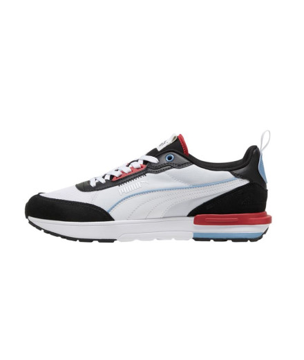 Chaussures Puma R22 Blanc Bleu
