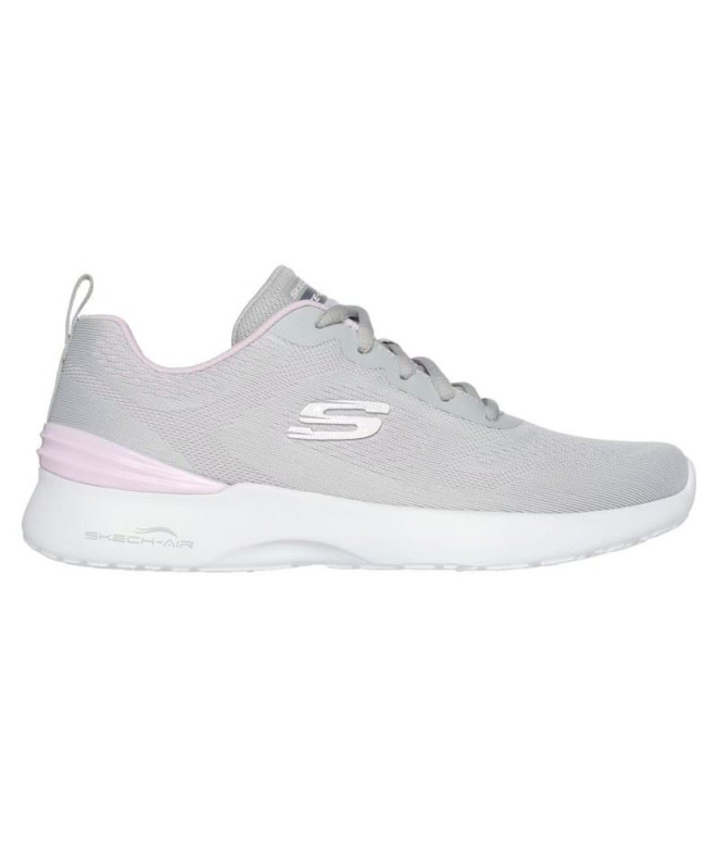 Chaussures Skechers Air Dynamight- Femme Gris Rose