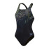 Maillot de bain de Natation Speedo Impression numérique Medalist Femme Noir