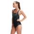 Maillot de bain de Natation Speedo Impression numérique Medalist Femme Noir