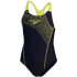 Maillot de bain de Natation Speedo Medley Logo Medalist Fille Navy/Lemon