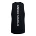 T-shirt Basket-ball Under Armour Homme de BASELINE COTTON TANK Noir