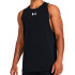 T-shirt Basket-ball Under Armour Homme de BASELINE COTTON TANK Noir