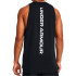 T-shirt Basket-ball Under Armour Homme de BASELINE COTTON TANK Noir