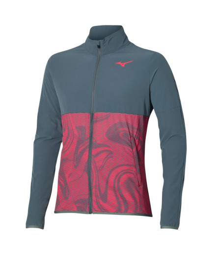 Veste Mizuno Charge Imprimé Homme Gris