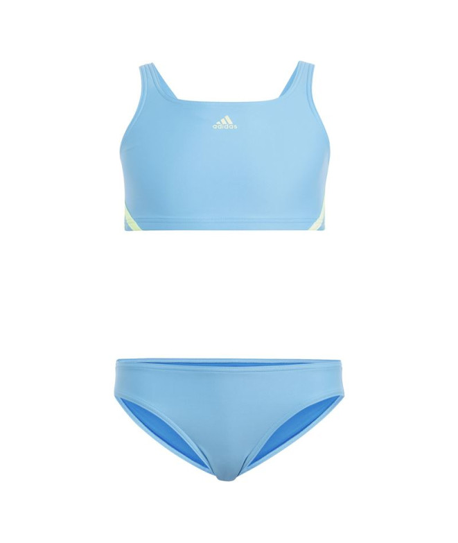 Bikini de Natation adidas 3 Bands Fille Blue