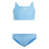 Bikini de Natation adidas 3 Bands Fille Blue