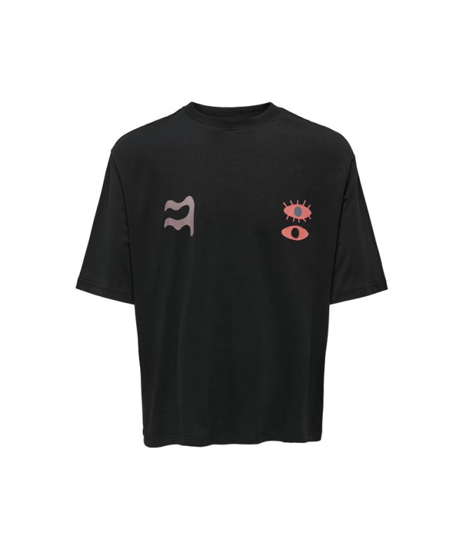 T-shirt Only & Sons Onslenny Ovz Element Noir...