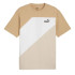 T-shirt Puma POWER Colorblock Prairie Brown Homme