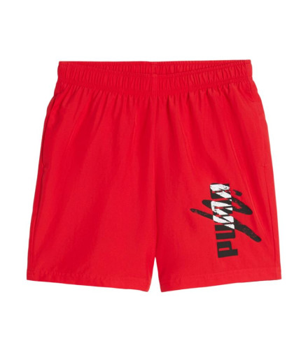 Pantalon Enfant Puma Essentials+ LAB Woven 5" Rouge
