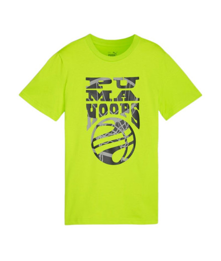 T-shirt Enfant Puma Basketball Blueprint Yellow