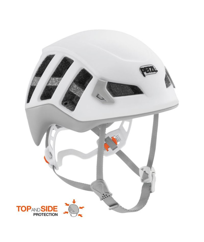 Casque escalade Femme de Petzl Meteora Blanc/Gris