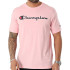 T-shirt Champion Col ras du cou Homme Rose