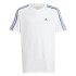 T-shirt adidas Essentials 3-Stripes Fille Blanc