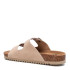 Tongs Femme XTI Cuir fendu Beige