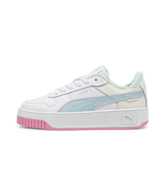 Chaussures Puma Carina Street Blanc/Turquoise...