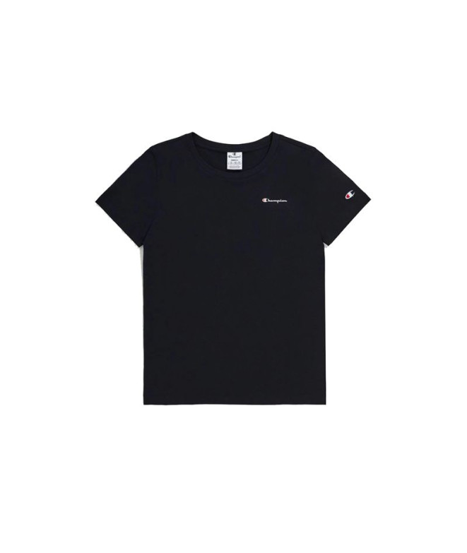 T-shirt Champion Crewneck Femme Noir