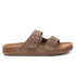 Tongs Homme XTI Cuir fendu Taupe