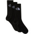 Chaussettes Montagne The North Face de Multi Sport Cush Crew 3P Black