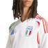 T-shirt de Football adidas Deuxième équipe Italie 24 Homme Blanc