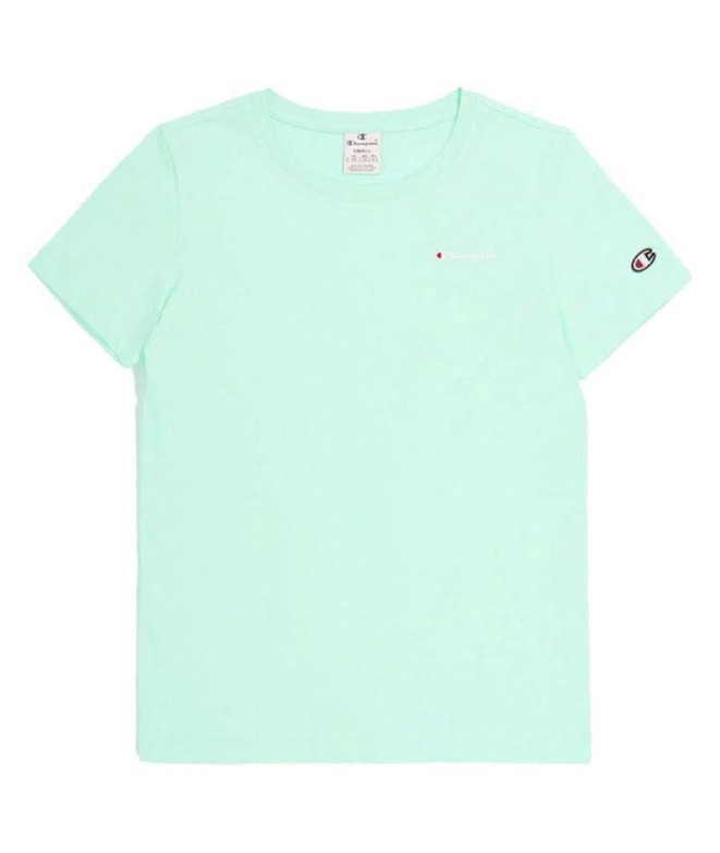 T-shirt Champion Crewneck Femme Bleu