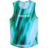 T-shirt Nnormal Race Tank Braces Homme Print Blue