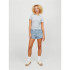 Pantalon Femme Jack And Jones nany Mini Denim Light Blue Denim