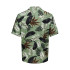 Chemise Only & Sons Regular Fit Cuban Collar Green Homme