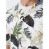 Chemise Only & Sons Coupe Régulière Col Cubain Blanc Homme