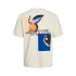 T-shirt Enfant Jack And Jones tampa Back Beige