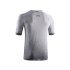 T-shirt from Running Lurbel Samba Short Sleeves Homme Ice Grey/Black