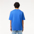T-shirt Lacoste Cols Roules Homme Bleu