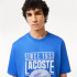 T-shirt Lacoste Cols Roules Homme Bleu