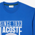 T-shirt Lacoste Cols Roules Homme Bleu