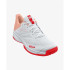 Chaussures Tennis Wilson Femme de Kaos Stroke 2.0 Blanc/Parfait de pêche/Rouge