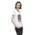 T-shirt adidas Boîte Camo Femme Blanc
