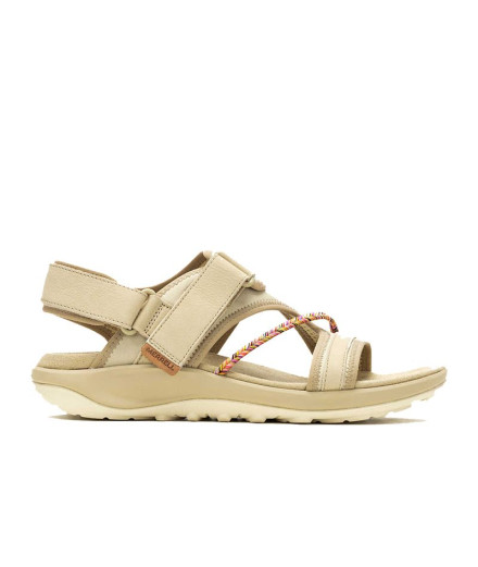 Sandales par Montagne Merrell Terran 4 Backstrap Beige Femme