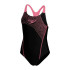 Maillot de bain de Natation Speedo Logo Medley Medalist Fille Noir/Rose